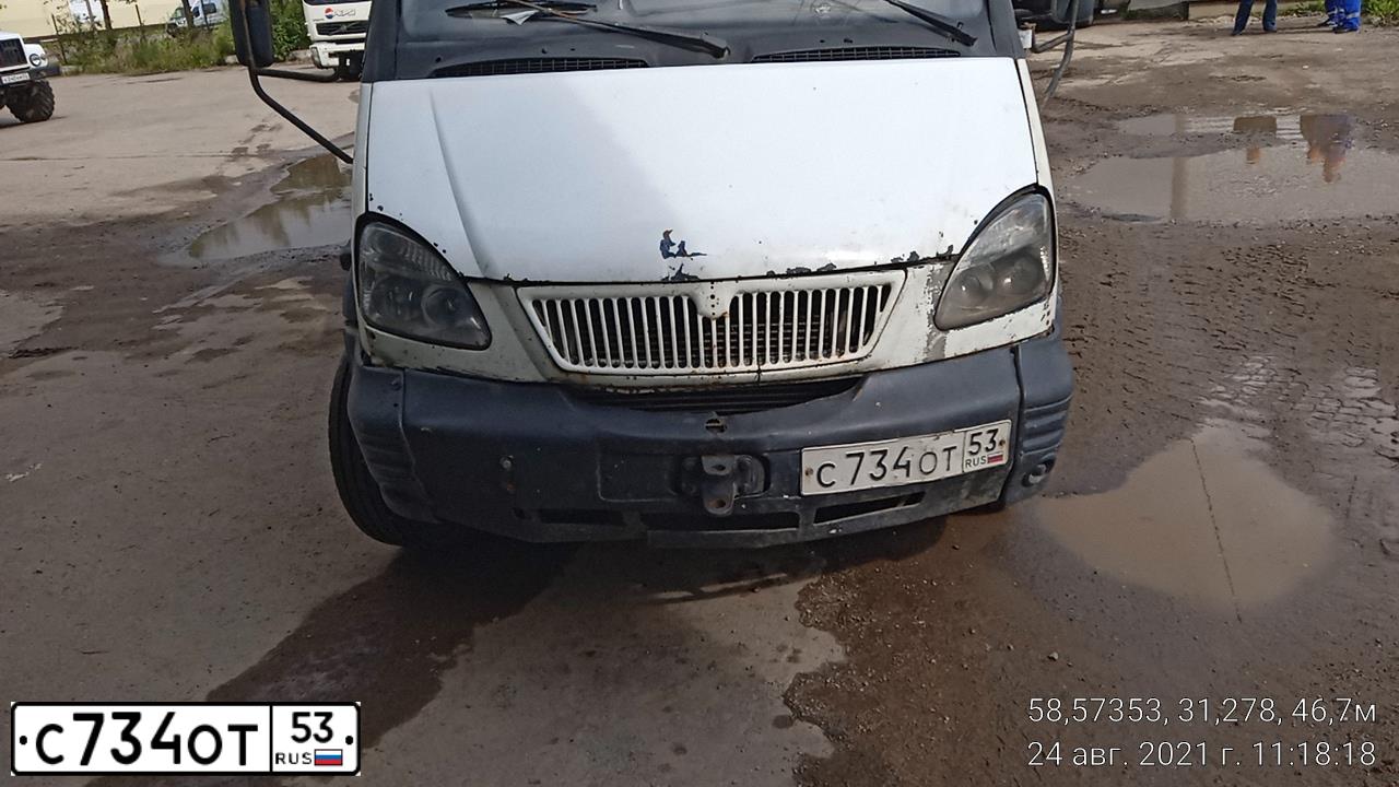 Фото автомобиля GAZ 3310 WALDAI, 2006 — госномер С734ОТ53. Цвет: БЕЛЫЙ