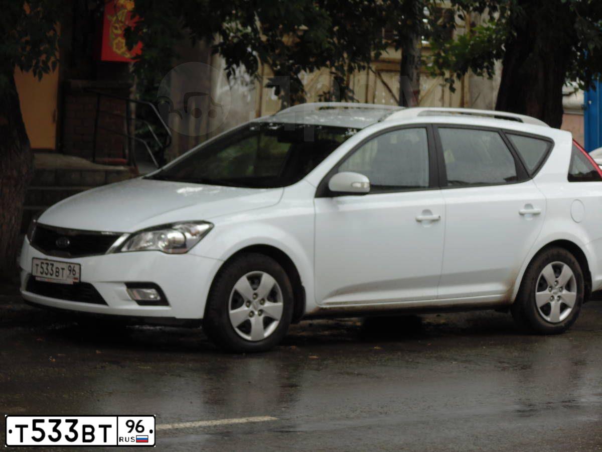 Фото автомобиля KIA CEE'D, 2011 — госномер Е859МК193. Цвет: Белый