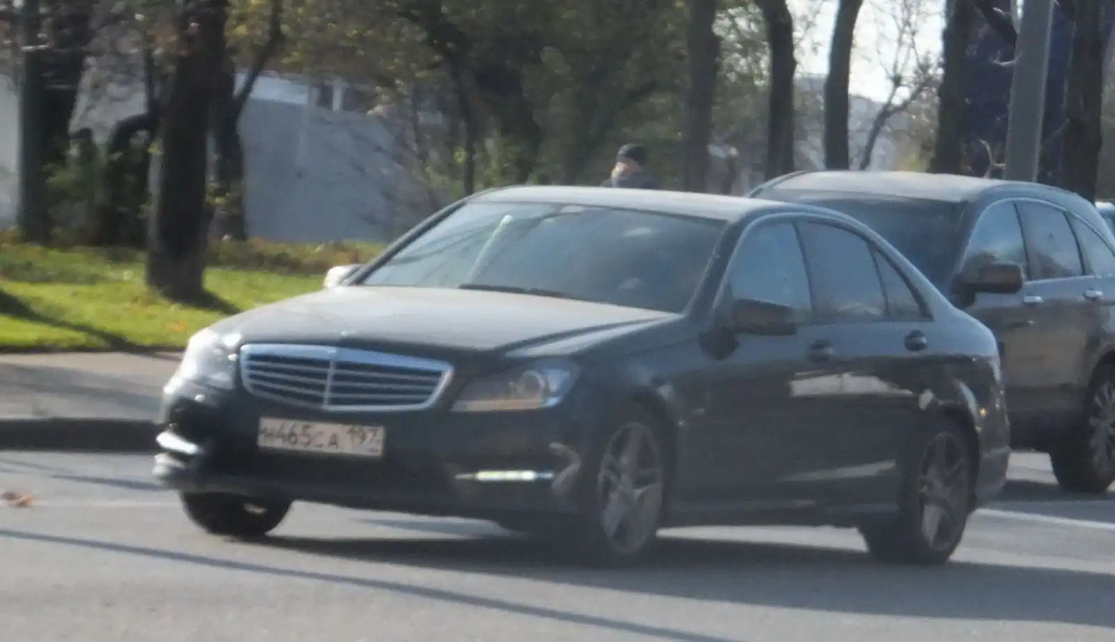 Фото автомобиля MERCEDES C-KLASSE, 2011 — госномер Т262НР05. Цвет: ЧЕРНЫЙ