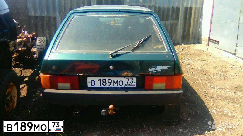 Фото автомобиля LADA 2109 SAMARA, 2003 — госномер В189МО73. Цвет: ЗЕЛЕНЫЙ ТЕМНЫЙ