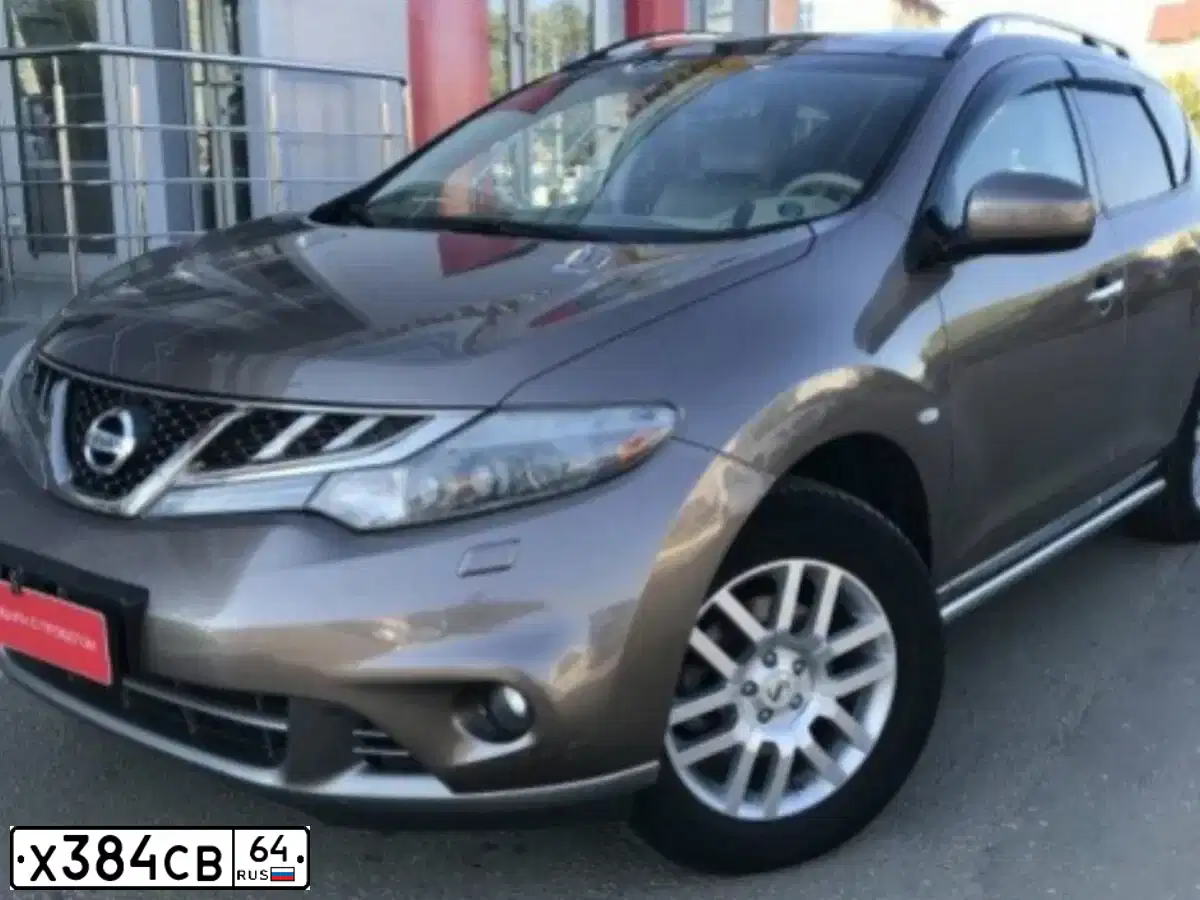 Фото автомобиля NISSAN MURANO, 2011 — госномер Е758НА136. Цвет: БЕЖЕВЫЙ
