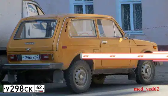 Фото автомобиля VAZ 2121 NIVA, 1983 — госномер У298СК62. Цвет: ЖЕЛТЫЙ