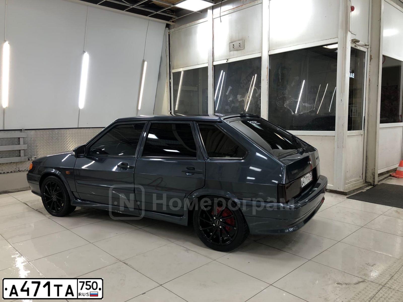 Фото автомобиля LADA 2114 SAMARA, 2012 — госномер С631ВВ550. Цвет: СЕРО-СИНИЙ