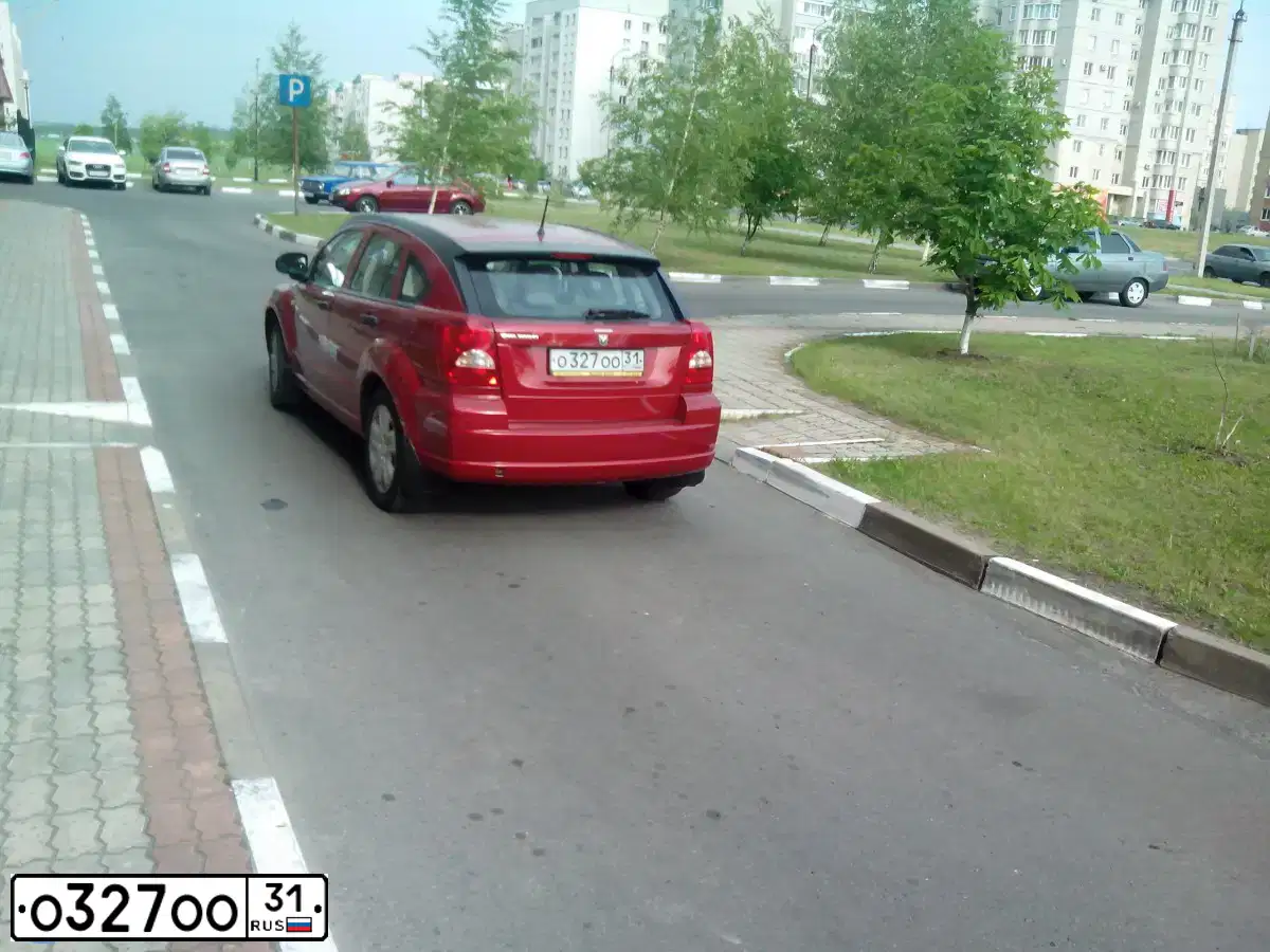 Фото автомобиля DODGE Town &amp; Country, 2007 — госномер О327ОО31