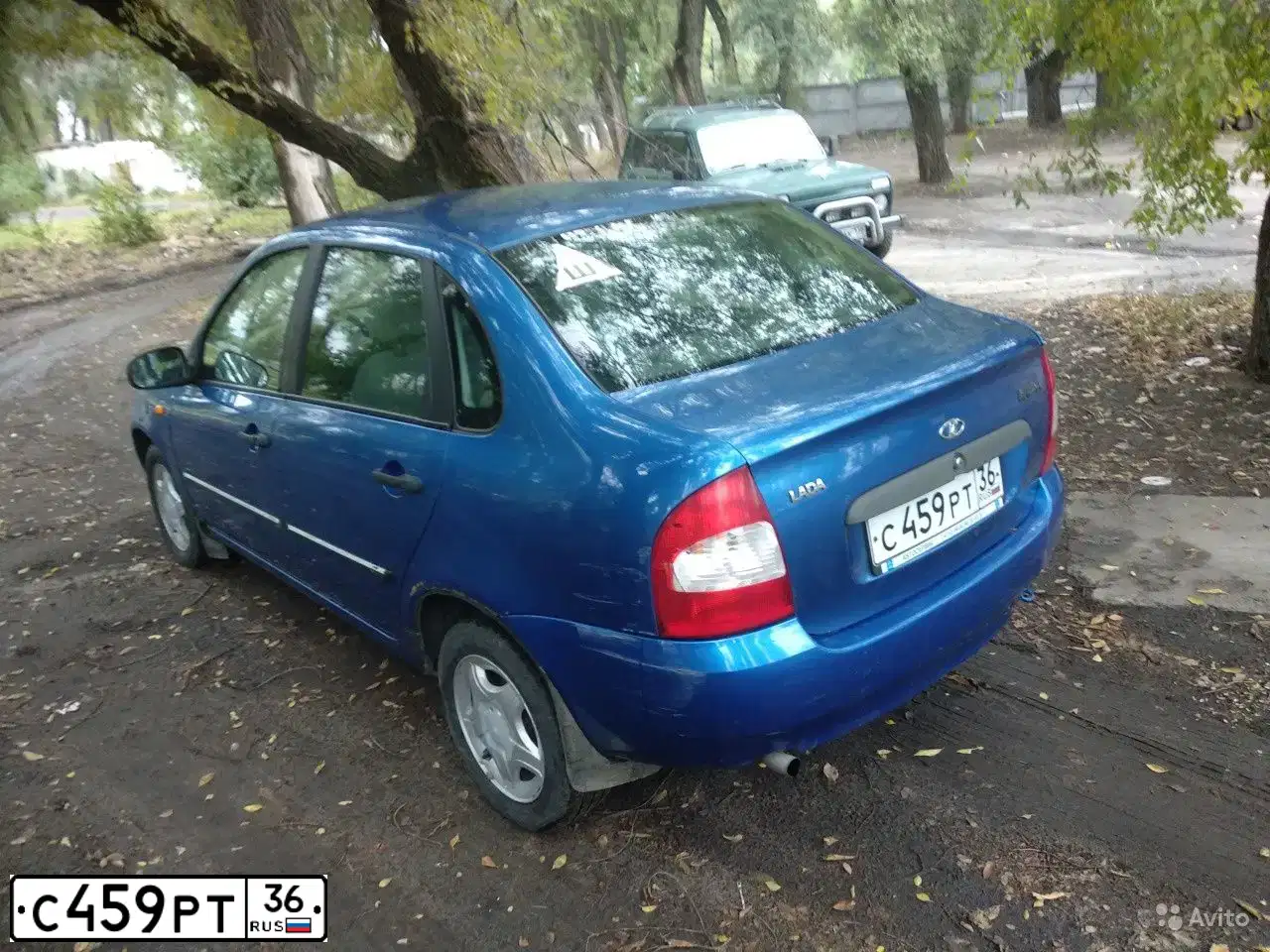 Фото автомобиля LADA 1118 KALINA, 2007 — госномер С459РТ36. Цвет: СИНИЙ