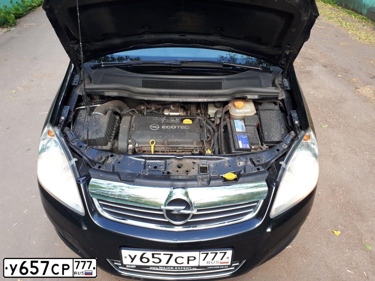Фото автомобиля OPEL ZAFIRA, 2011 — госномер У657СР777. Цвет: ЧЕРНЫЙ
