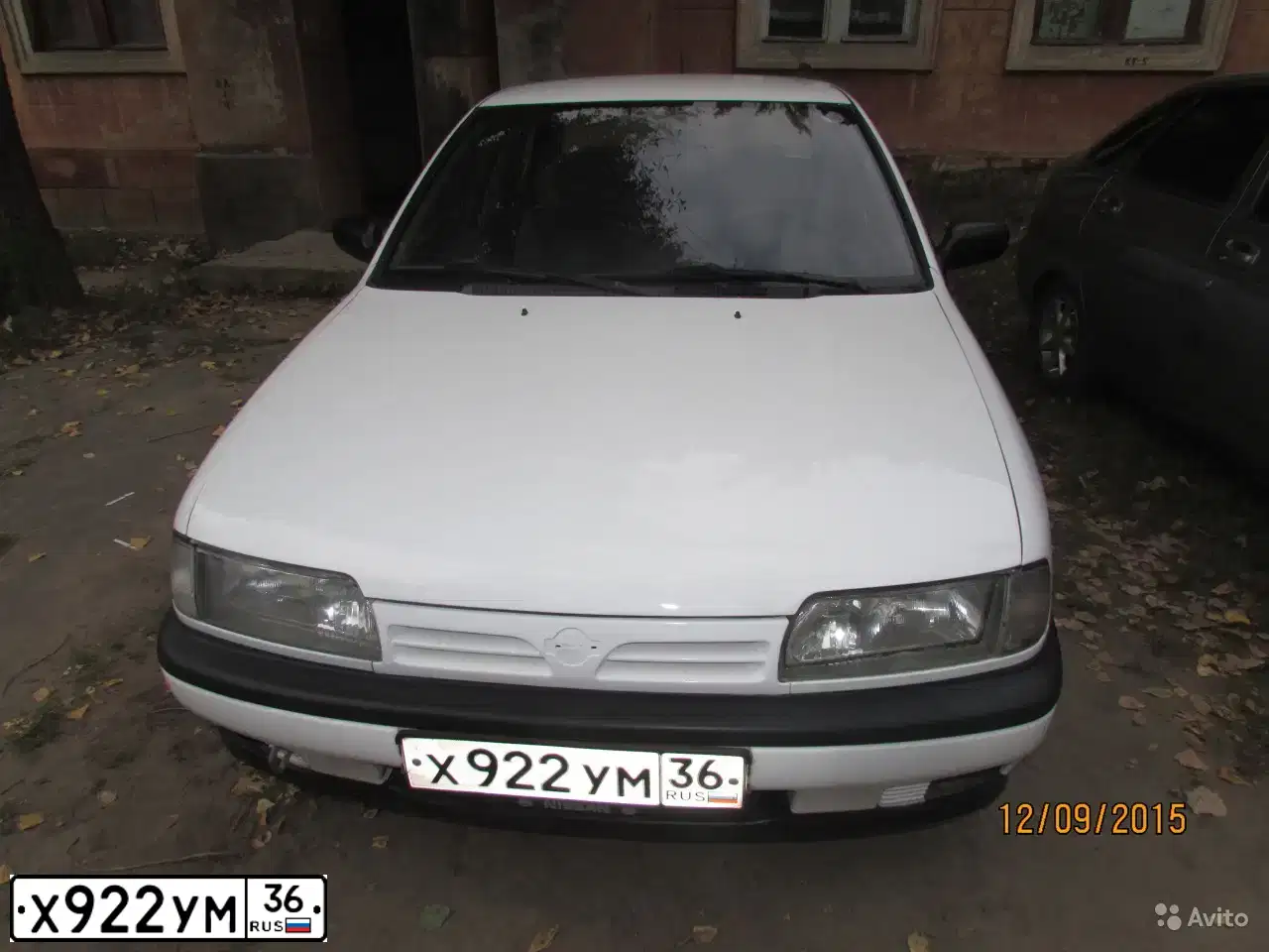 Фото автомобиля NISSAN PRIMERA, 1995 — госномер О503КР97. Цвет: БЕЛЫЙ