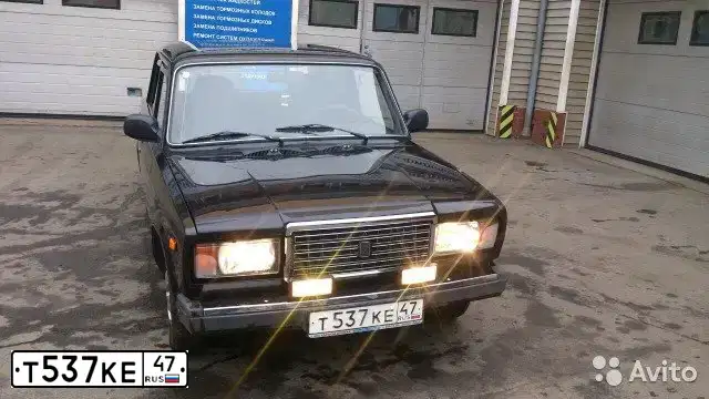 Фото автомобиля LADA 2107, 2010 — госномер Т537КЕ47. Цвет: ТЕМНО-ЗЕЛЕНЫЙ