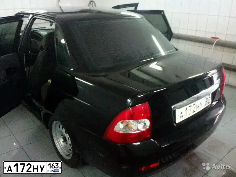 Фото автомобиля LADA 2170 PRIORA, 2009 — госномер К679КР164. Цвет: Темно-зеленый