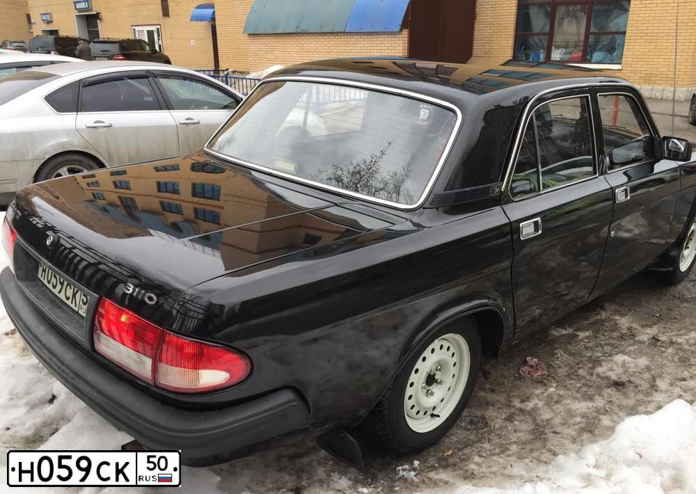 Фото автомобиля GAZ Z 3110 WOLGA, 1998 — госномер А500РХ48. Цвет: ЧЕРНЫЙ