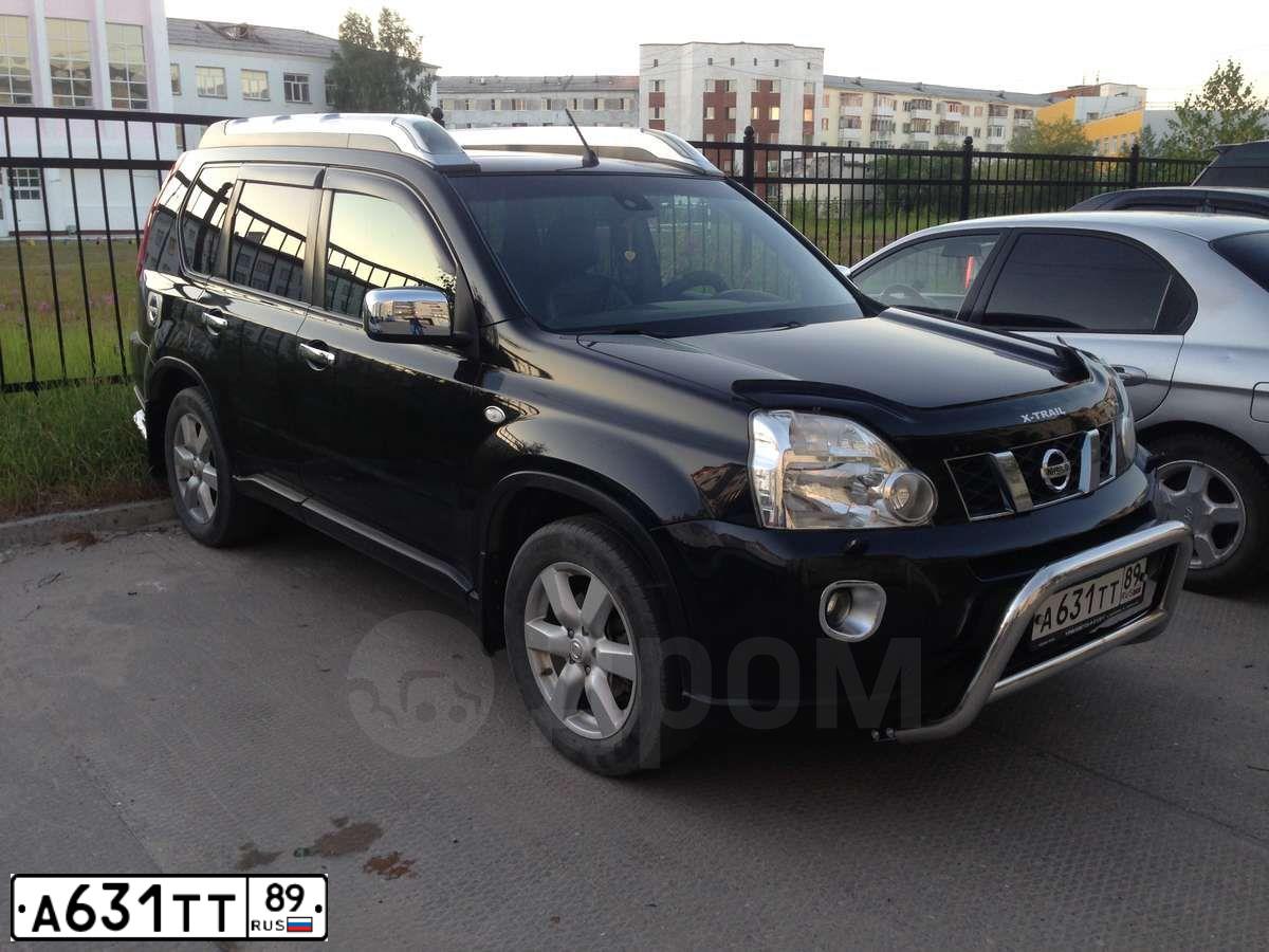 Фото автомобиля NISSAN X-TRAIL, 2008 — госномер А631ТТ89. Цвет: ЧЕРНЫЙ