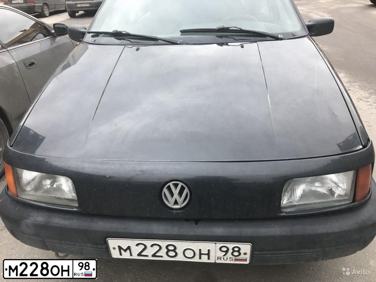 Фото автомобиля VOLKSWAGEN PASSAT, 1993 — госномер К262ВЕ53. Цвет: ЧЕРНЫЙ