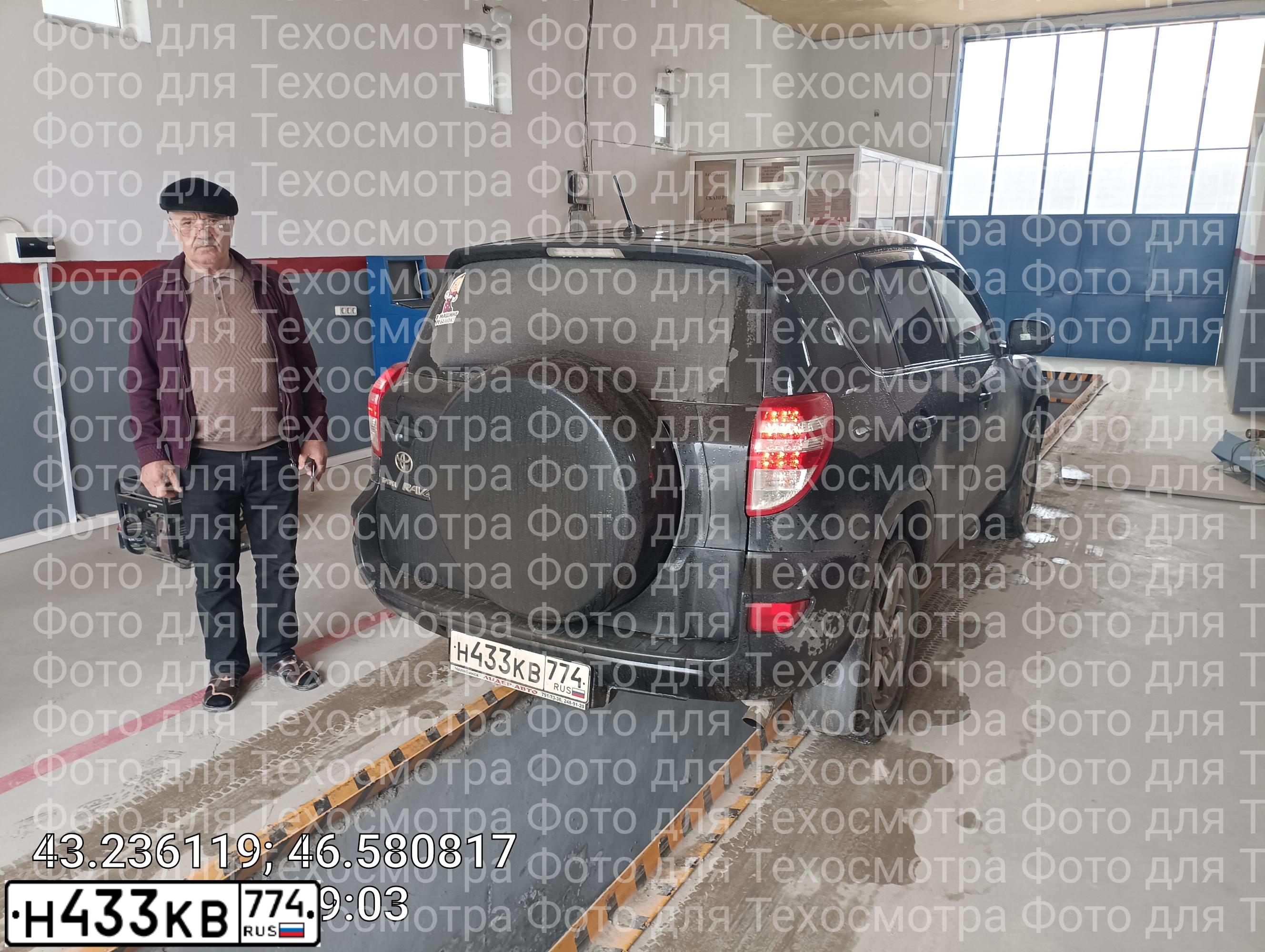 Фото автомобиля TOYOTA RAV4, 2011 — госномер Н433КВ774. Цвет: ТЕМНО-СЕРЫЙ