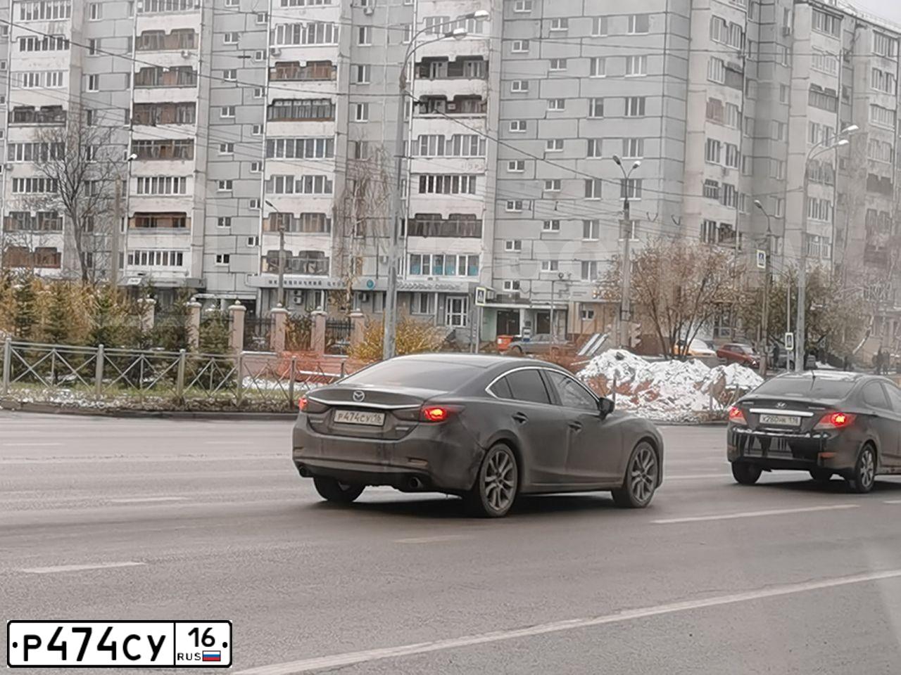 Фото автомобиля MAZDA 6, 2012 — госномер Н953ТЕ702. Цвет: ЧЕРНЫЙ