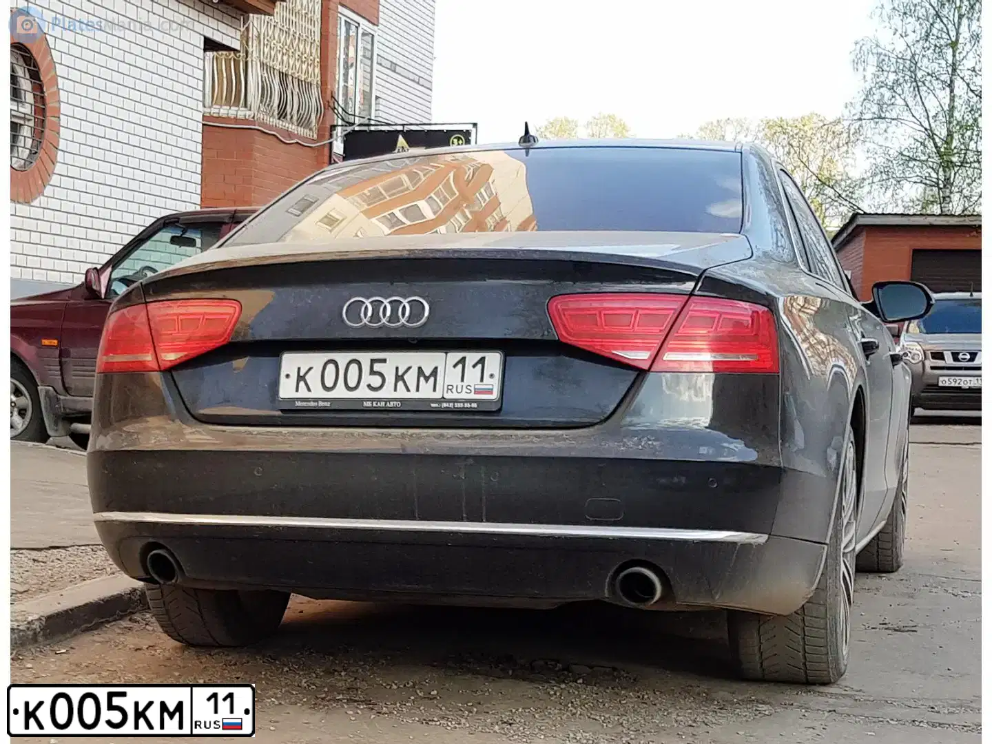 Фото автомобиля VOLKSWAGEN PASSAT, 2011 — госномер Н440РВ43. Цвет: ЧЕРНЫЙ