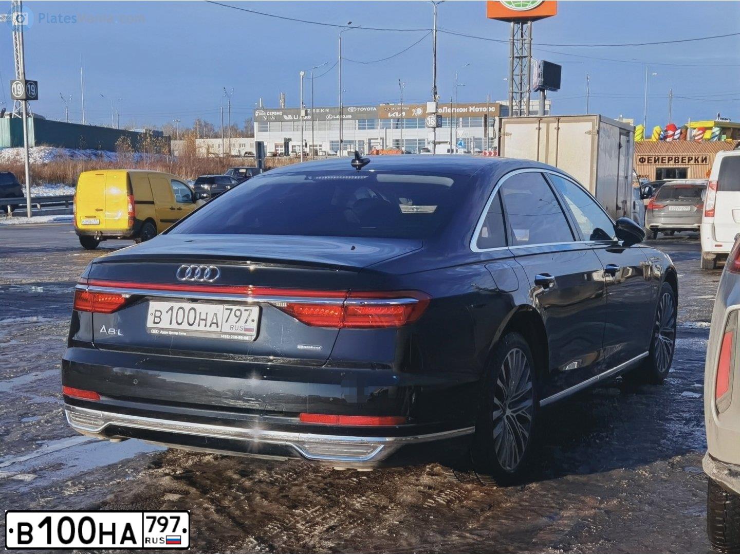 Фото автомобиля AUDI A8, 2021 — госномер В100НА797
