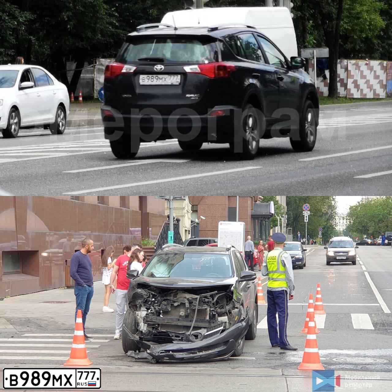 Фото автомобиля TOYOTA RAV4, 2014 — госномер В989МХ777. Цвет: КОРИЧНЕВЫЙ ТЕМНЫЙ