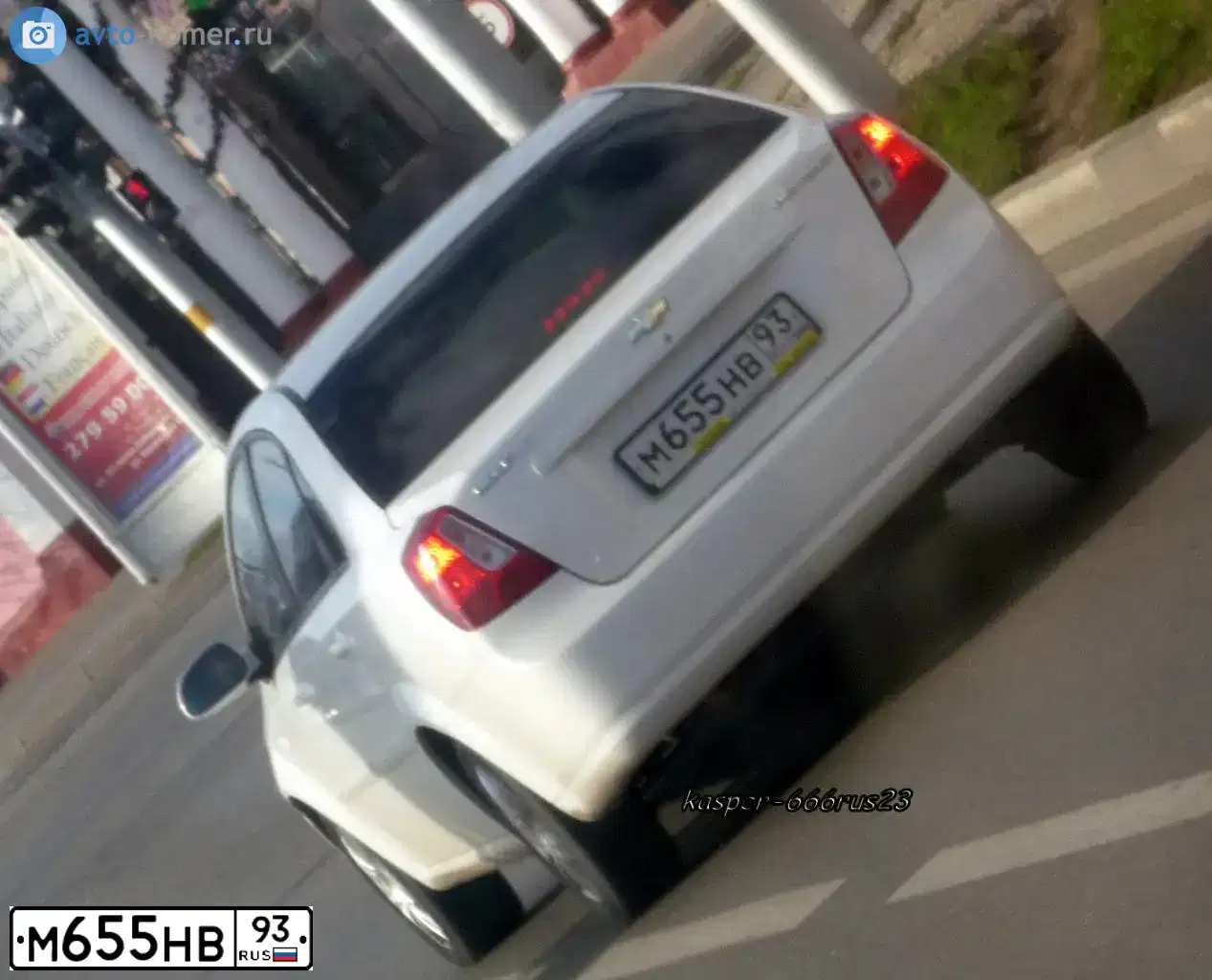 Фото автомобиля CHEVROLET LACETTI, 2007 — госномер В944ЕО01. Цвет: Белый