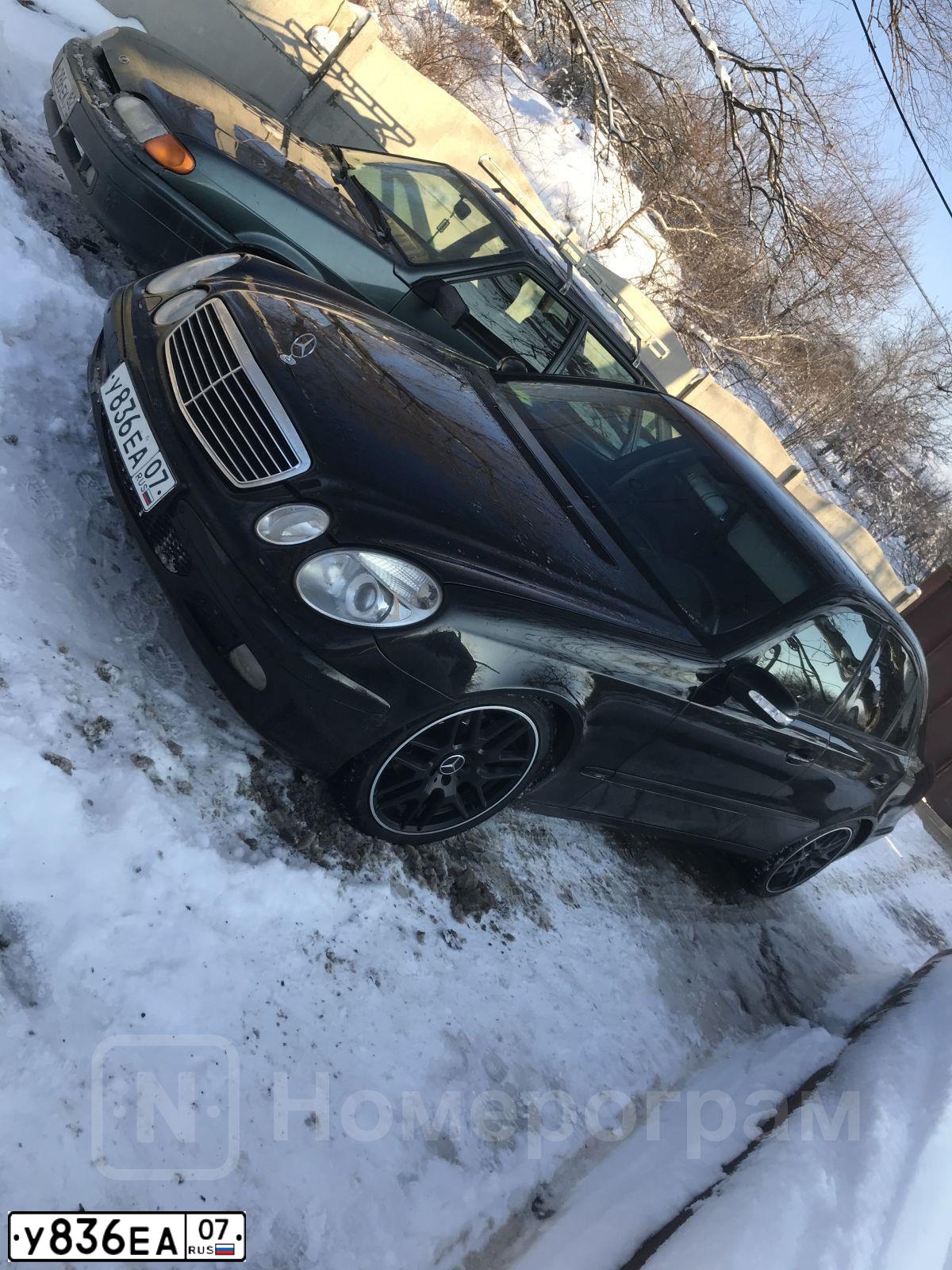 Фото автомобиля MERCEDES E-KLASSE, 2004 — госномер В868ВН77. Цвет: ЧЕРНЫЙ