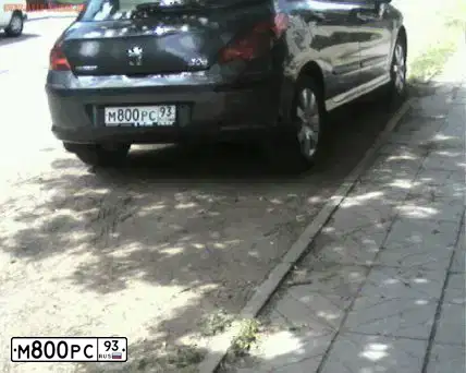 Фото автомобиля PEUGEOT 308, 2008 — госномер М800РС93. Цвет: ТЕМНО-СЕРЫЙ