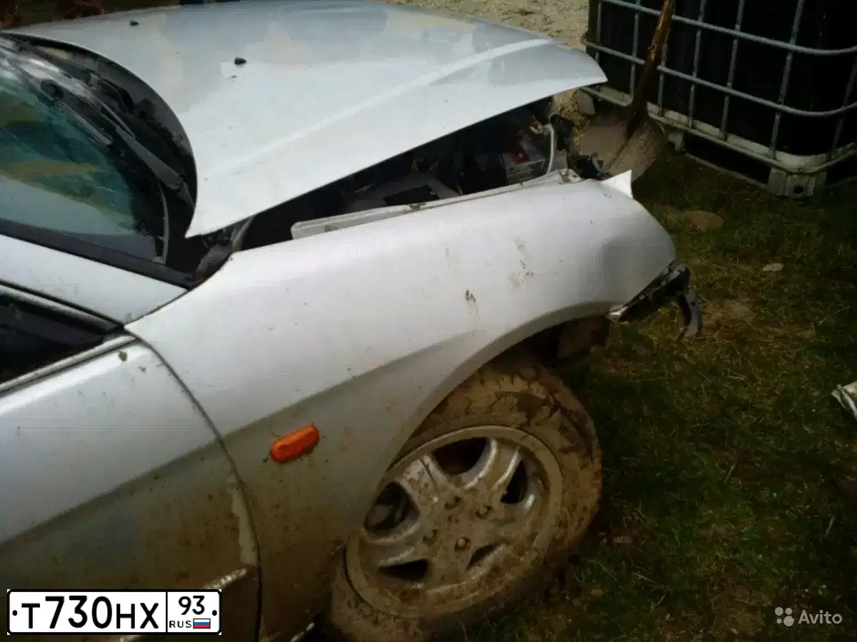 Фото автомобиля HONDA CIVIC, 2001 — госномер Т730НХ93. Цвет: серебристый