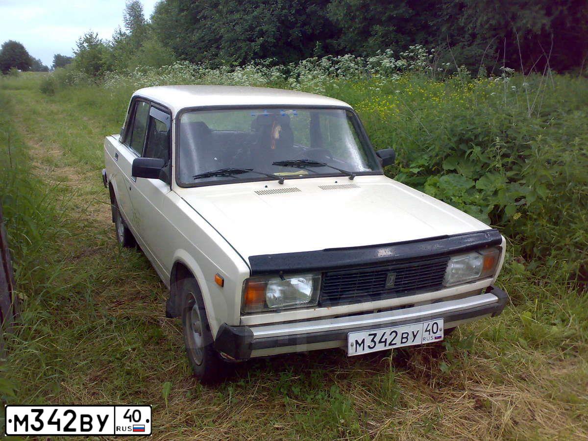 Фото автомобиля VAZ 2105 LADA, 1996 — госномер М342ВУ40. Цвет: ЖЕЛТЫЙ БЕЛЫЙ (САФАРИ)