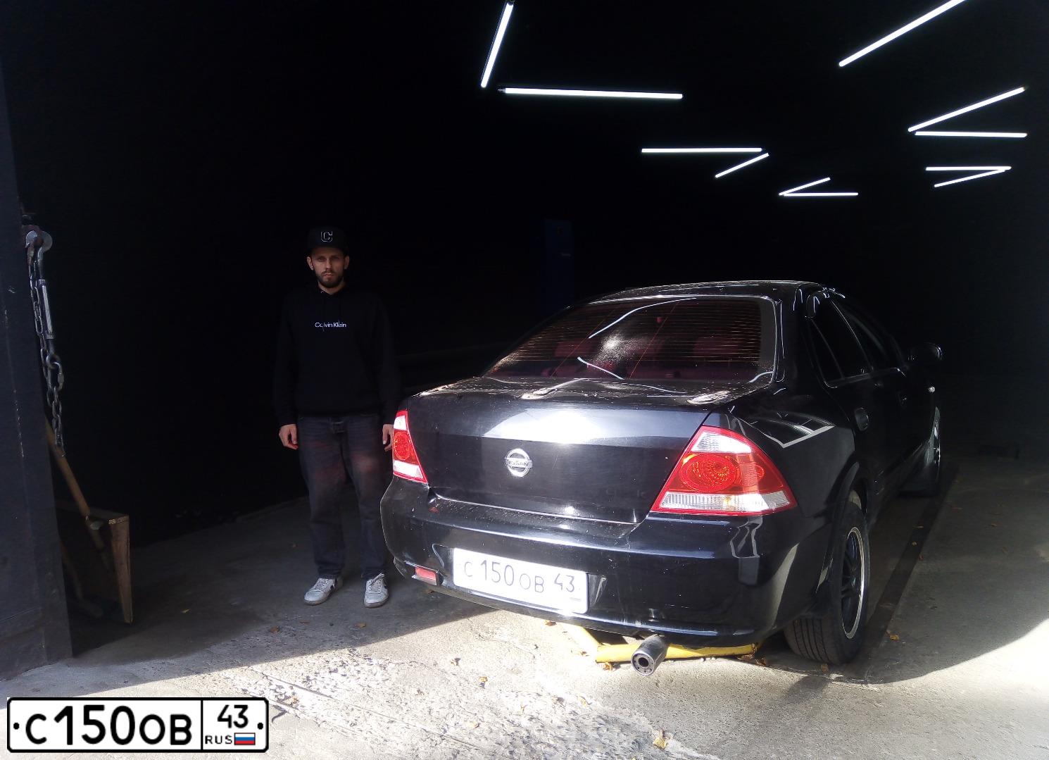 Фото автомобиля NISSAN ALMERA, 2006 — госномер К609АС76. Цвет: ЧЕРНЫЙ