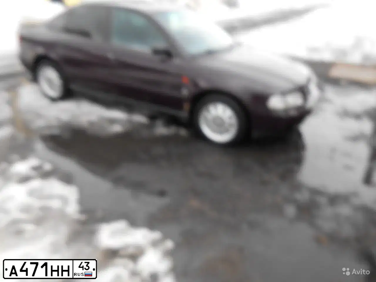 Фото автомобиля AUDI A4, 1996 — госномер Х828РР43. Цвет: ТЕМНО-КОРИЧНЕВЫЙ