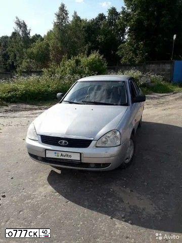 Фото автомобиля LADA 2170 PRIORA, 2007 — госномер О777СК40. Цвет: СВЕТЛО-СЕРЕБРИСТЫЙ МЕТАЛЛ