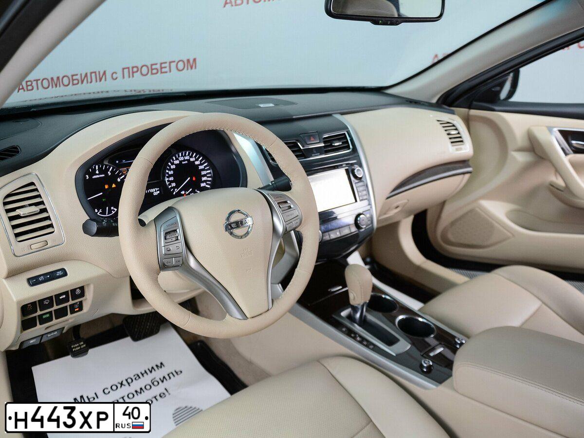 Фото автомобиля NISSAN TEANA, 2014 — госномер С685ТК39. Цвет: ЧЕРНЫЙ