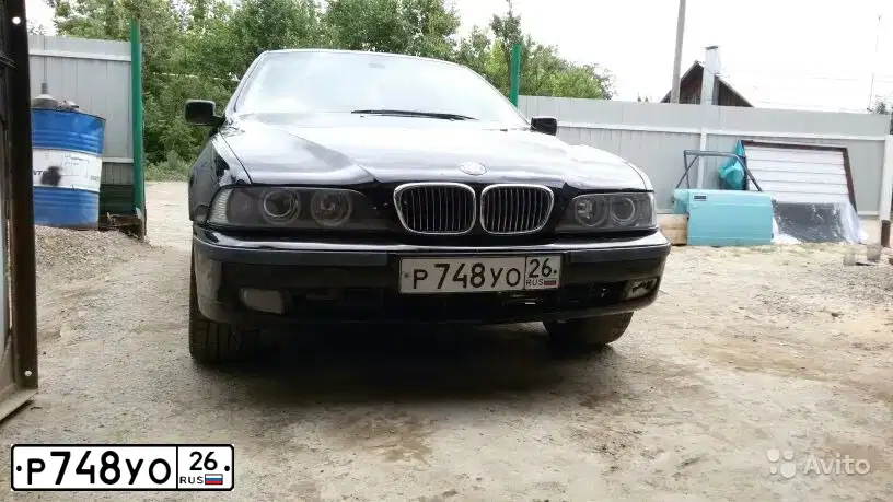 Фото автомобиля BMW SERIE 5, 1997 — госномер М693УУ161. Цвет: ЧЕРНЫЙ