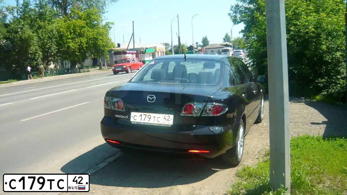 Фото автомобиля MAZDA 6, 2006 — госномер С179ТС42. Цвет: ЧЕРНЫЙ