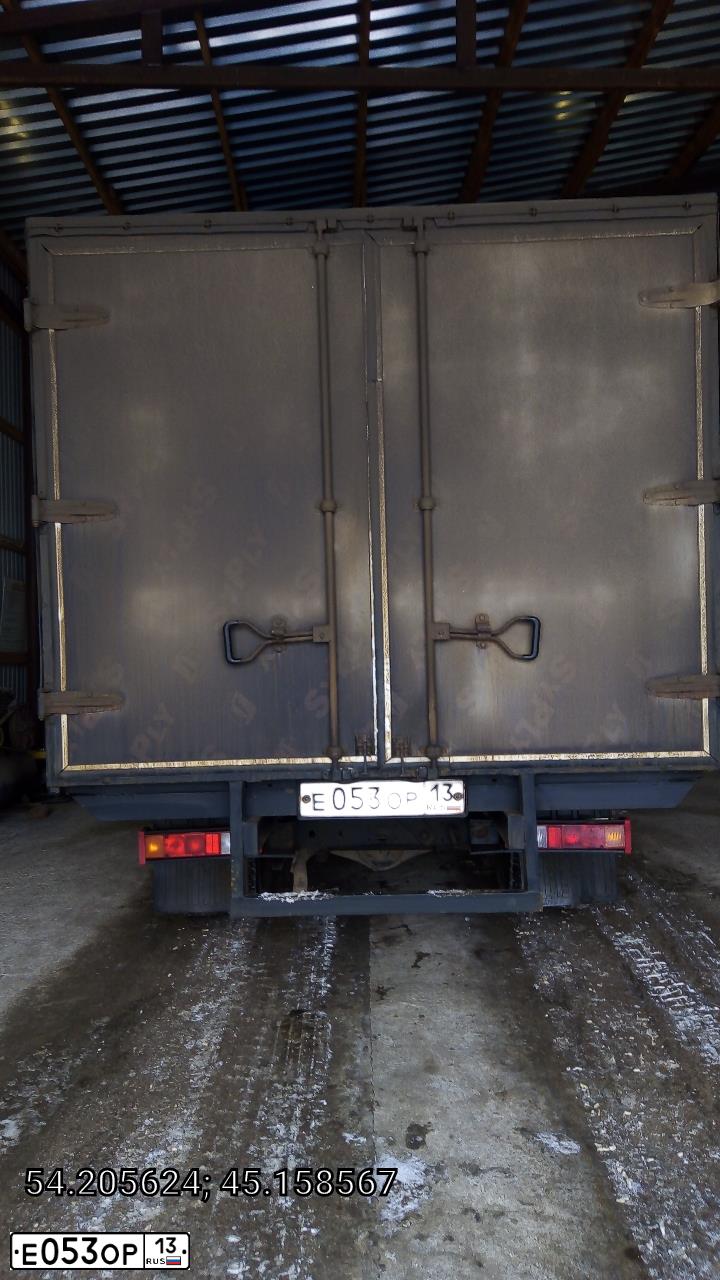 Фото автомобиля GAZ 3302 EL, 2005 — госномер Е053ОР13. Цвет: БАЛТИКА