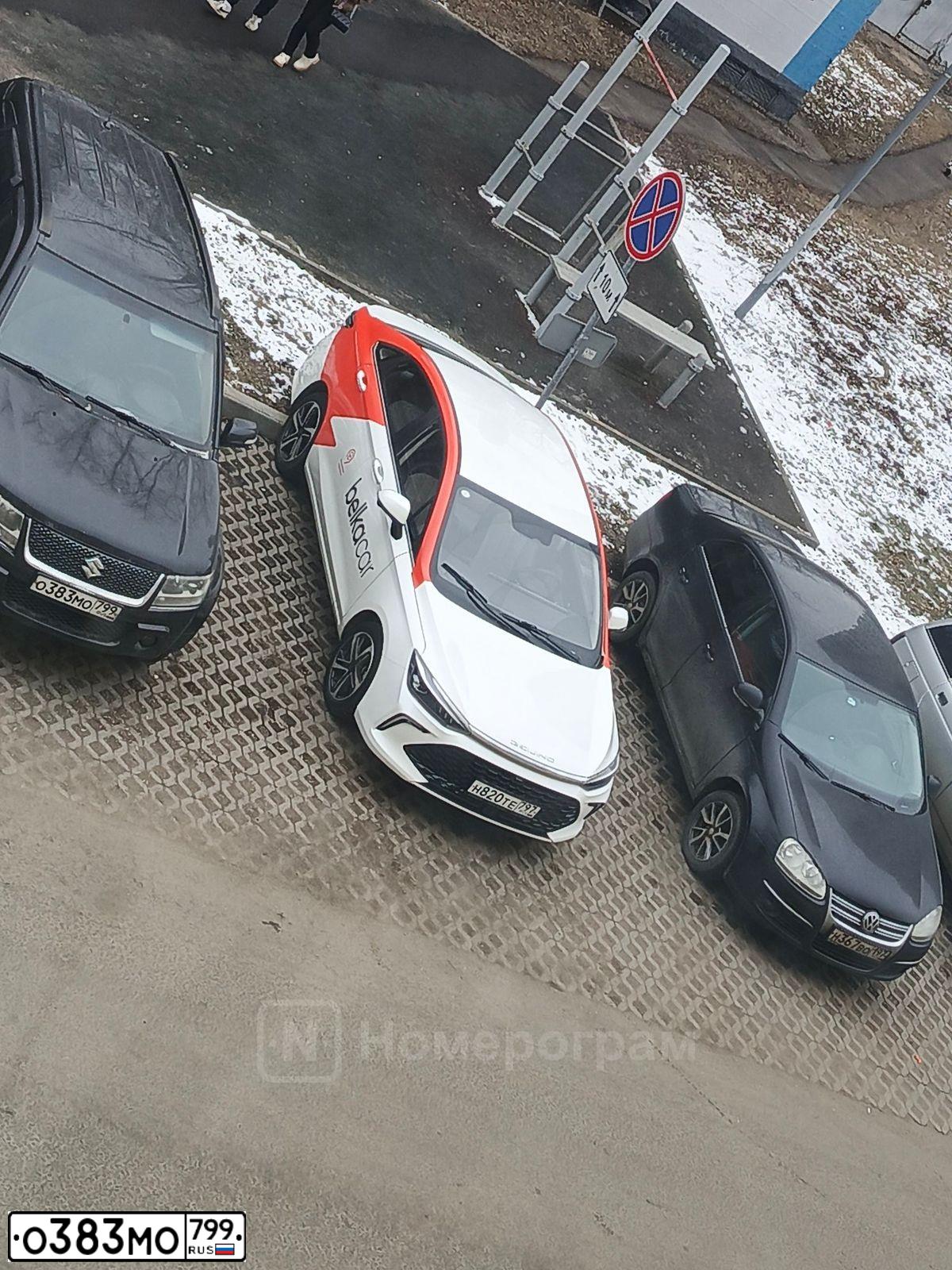 Фото автомобиля MITSUBISHI LANCER, 2009 — госномер О383МО799. Цвет: ЧЕРНЫЙ