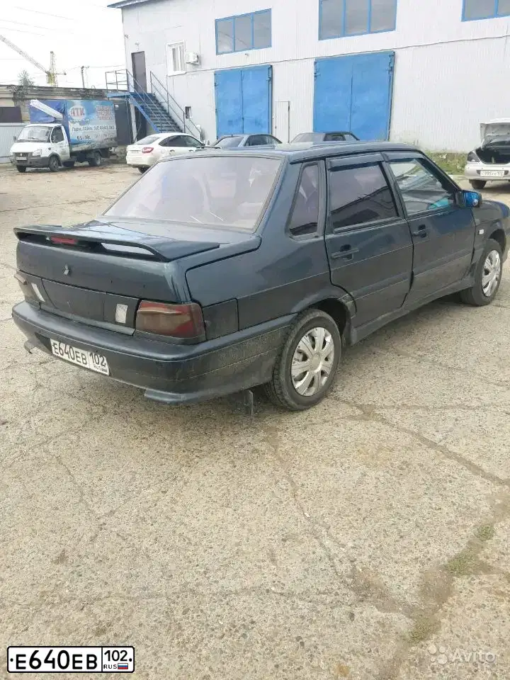 Фото автомобиля LADA 2115, 2007 — госномер Е843НВ156. Цвет: Темно-зеленый