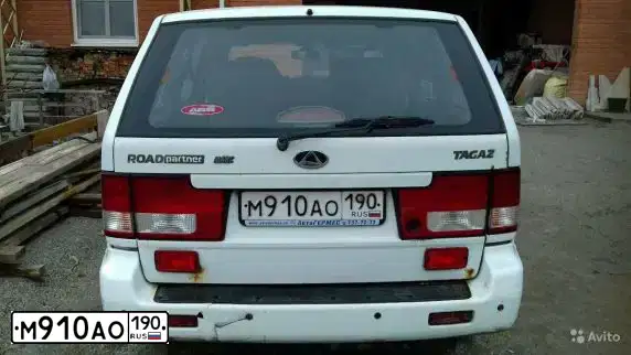 Фото автомобиля TAGAZ ROAD PARTNER, 2009 — госномер М910АО190. Цвет: Белый