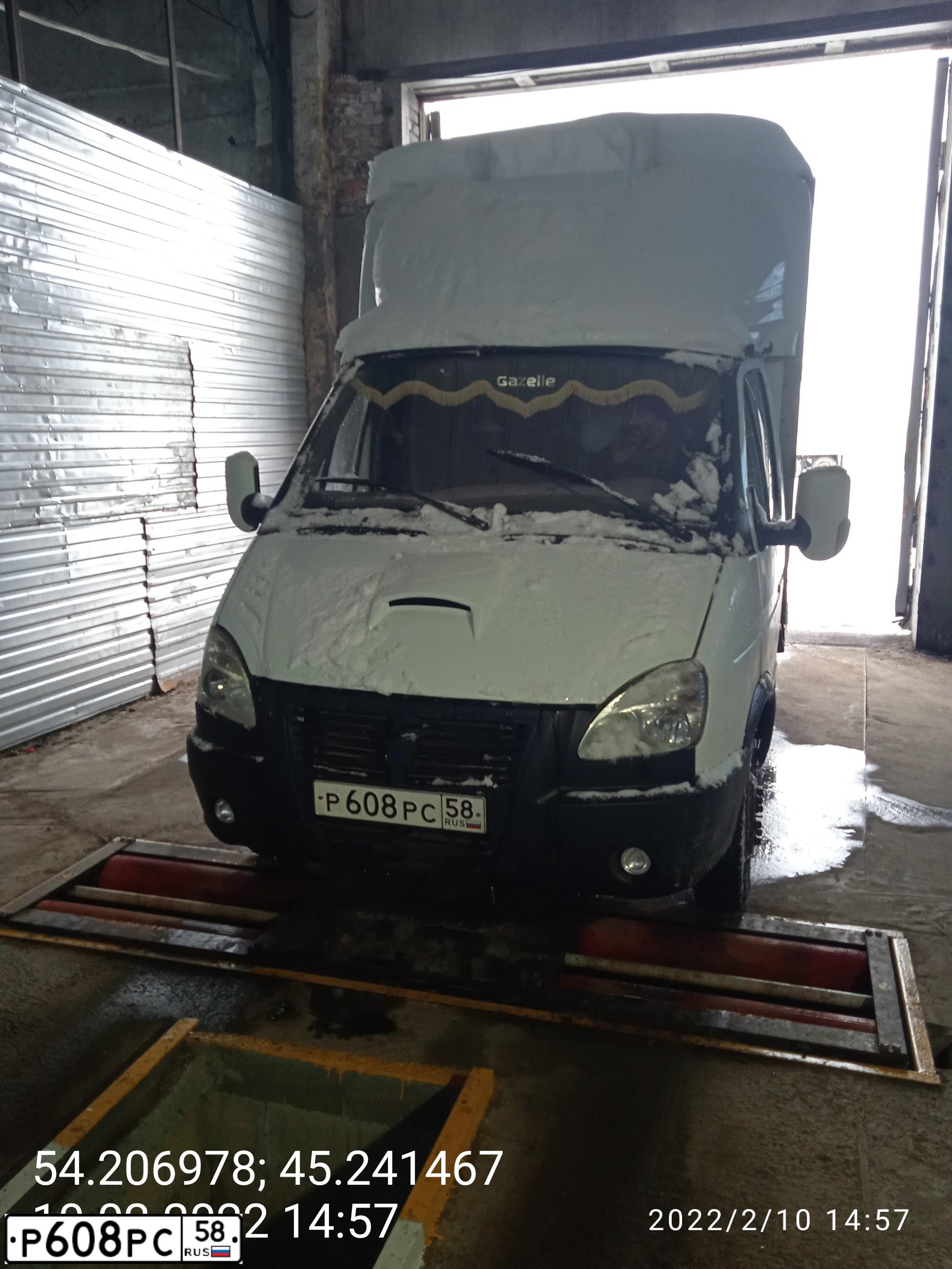 Фото автомобиля GAZ 3302, 2008 — госномер М858КМ13. Цвет: Белый