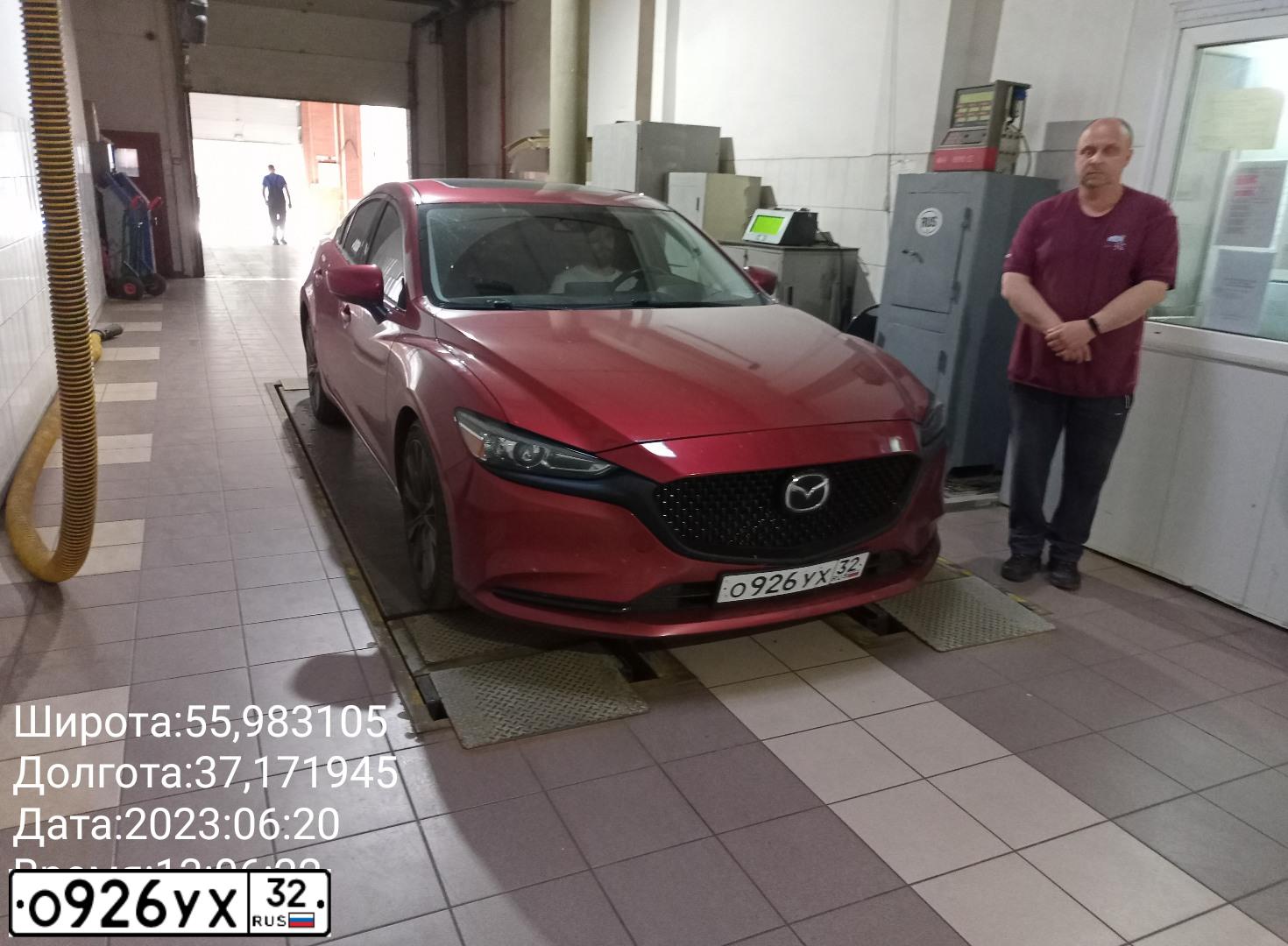 Фото автомобиля MAZDA 6, 2018 — госномер Н353СУ790