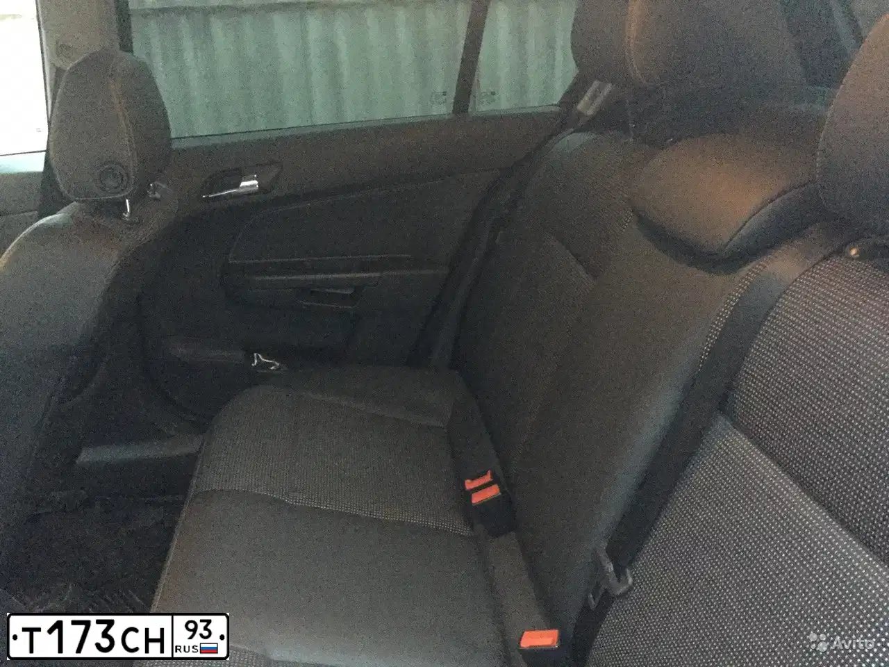 Фото автомобиля OPEL ASTRA, 2008 — госномер Т173СН93. Цвет: ЧЕРНЫЙ