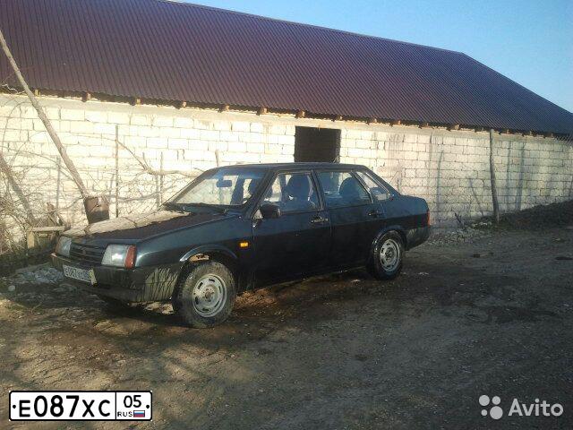 Фото автомобиля LADA 2109 SAMARA, 2003 — госномер Е087ХС05. Цвет: ЧЕРНЫЙ
