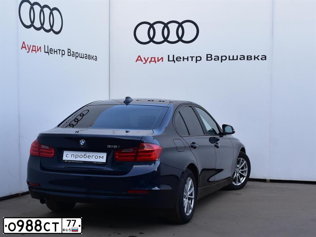 Фото автомобиля BMW SERIE 3, 2013 — госномер К621МК790. Цвет: синий