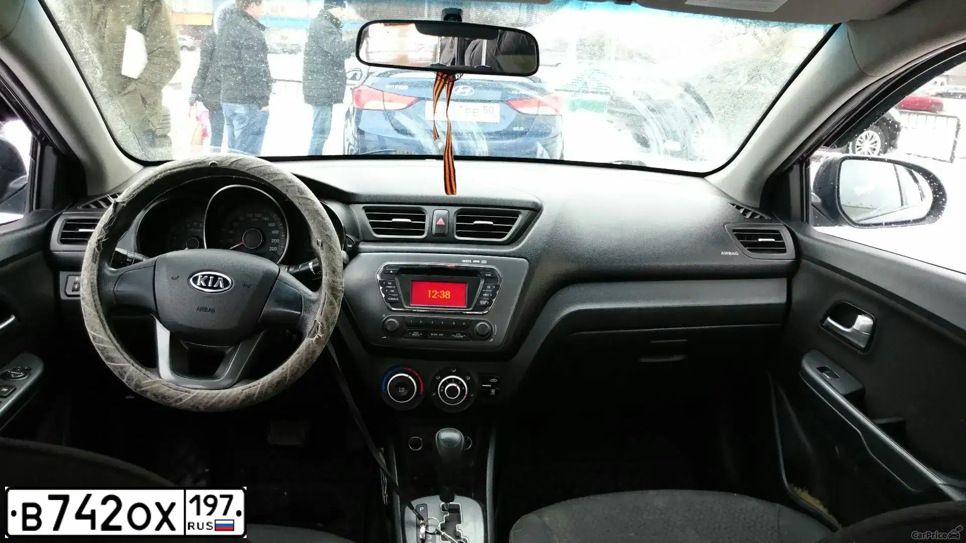 Фото автомобиля KIA RIO, 2011 — госномер Т101УН71. Цвет: ЧЕРНЫЙ