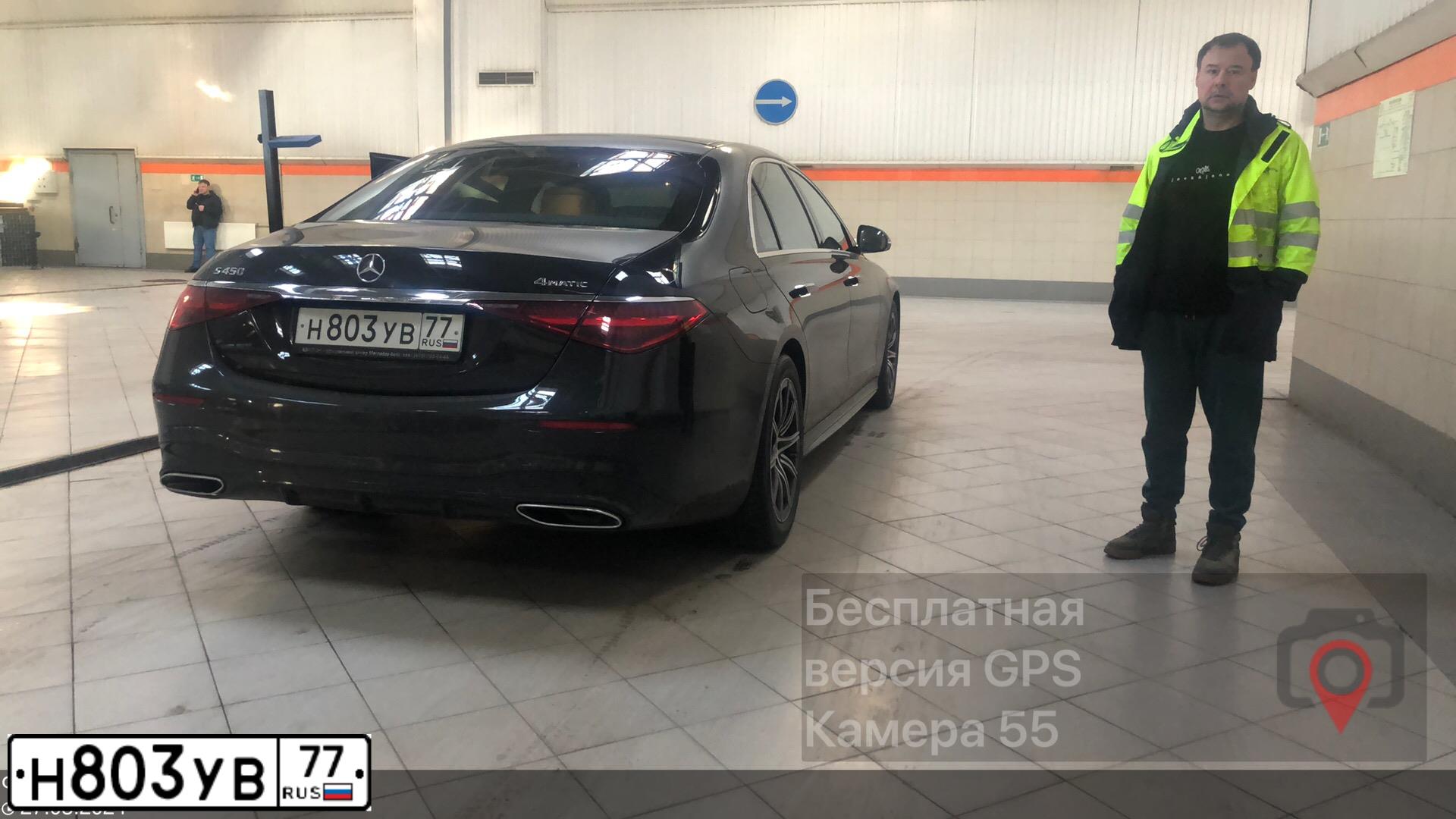 Фото автомобиля MERCEDES S-KLASSE, 2013 — госномер Н009ХР154. Цвет: ЧЕРНЫЙ