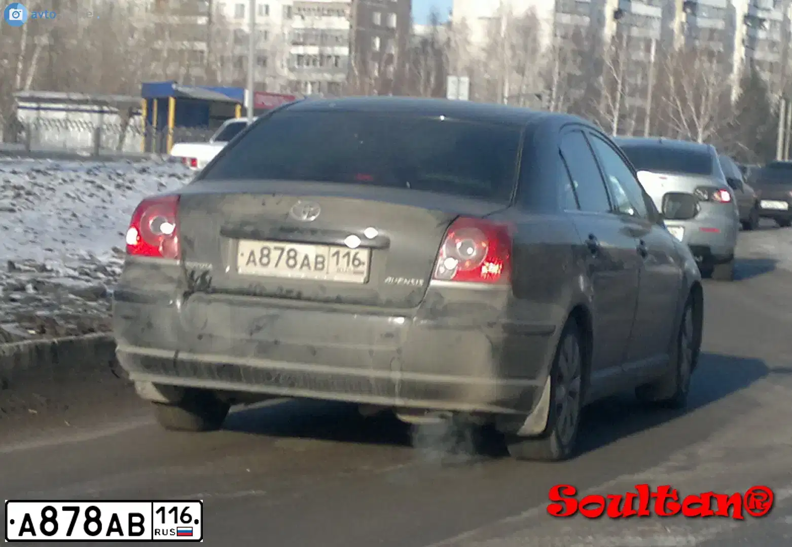 Фото автомобиля TOYOTA CAMRY, 2013 — госномер А878АВ116. Цвет: БЕЛЫЙ