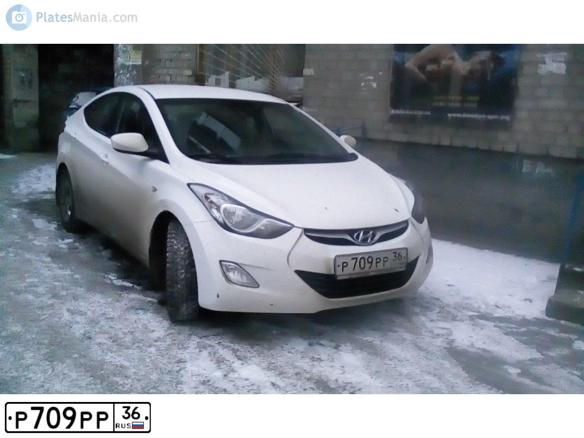 Фото автомобиля HYUNDAI ELANTRA, 2008 — госномер У858АР136. Цвет: СЕРО-ГОЛУБОЙ