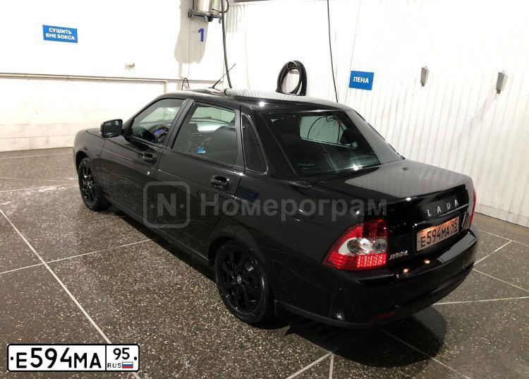 Фото автомобиля LADA 2170 PRIORA, 2014 — госномер А835ХН95. Цвет: ЧЕРНЫЙ