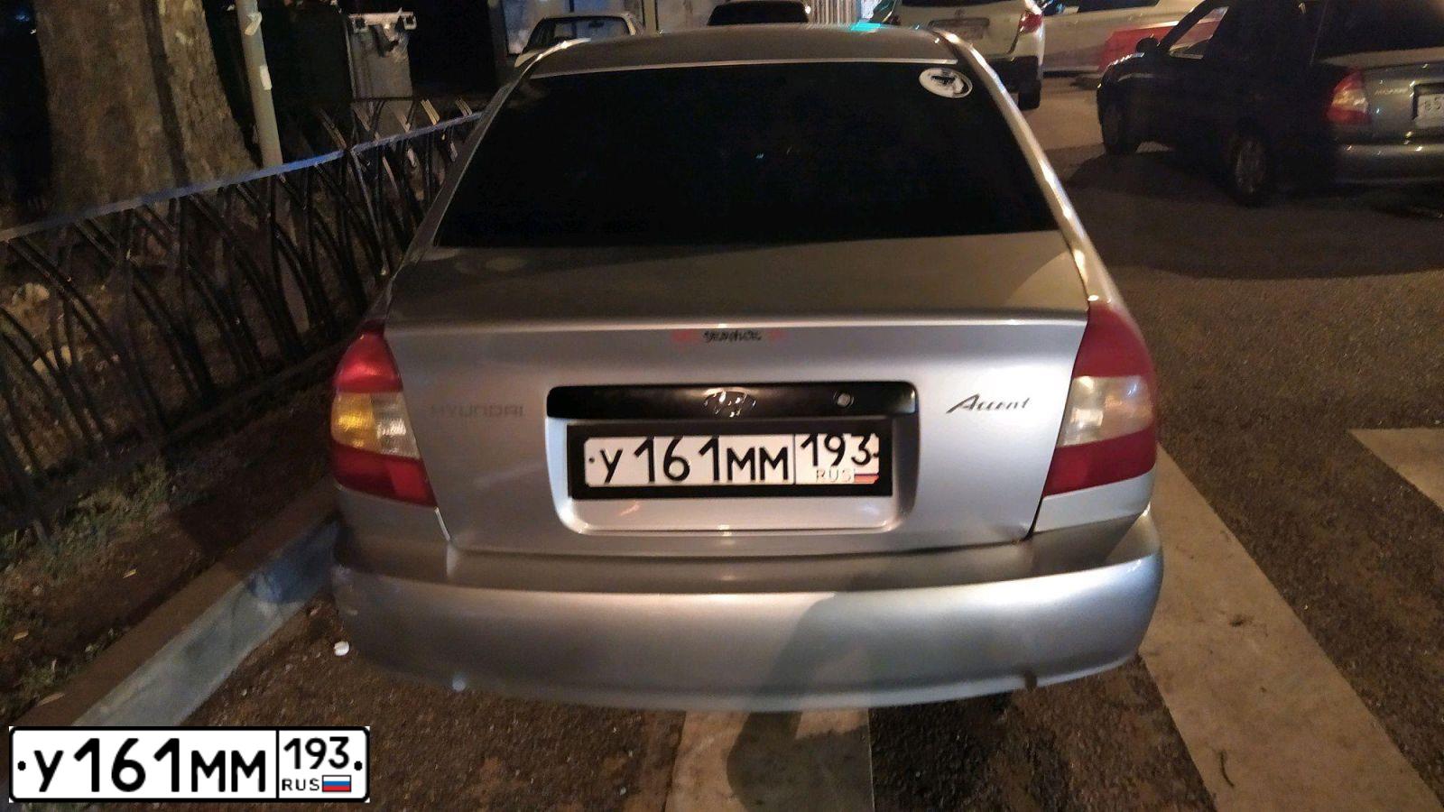 Фото автомобиля TAGAZ ACCENT, 2007 — госномер С256СК126. Цвет: Серебристый