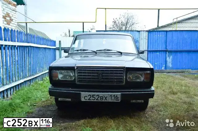 Фото автомобиля LADA 2107 LADA, 2010 — госномер М769ХА154. Цвет: Сине-Черный
