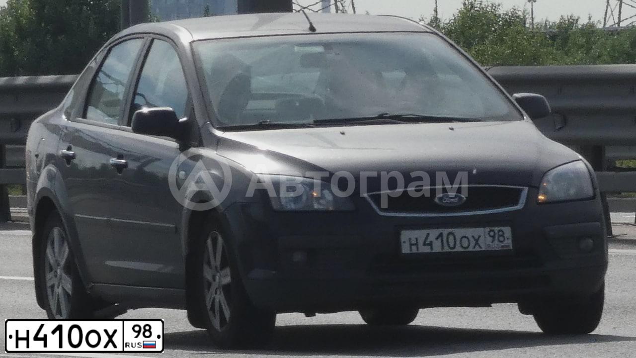 Фото автомобиля FORD FOCUS, 2007 — госномер К054ТО147. Цвет: Темно-синий
