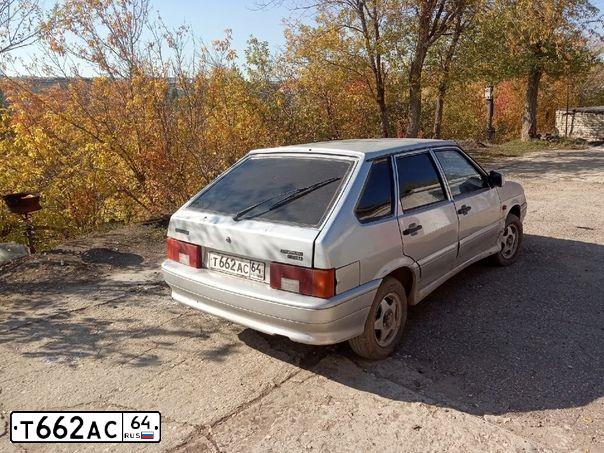 Фото автомобиля LADA 2114 SAMARA, 2004 — госномер М568ЕО164. Цвет: СВЕТЛО СЕРЕБРИСТЫЙ